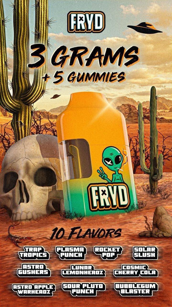 FRYD 3 GRAMS + 5 GUMMIES
